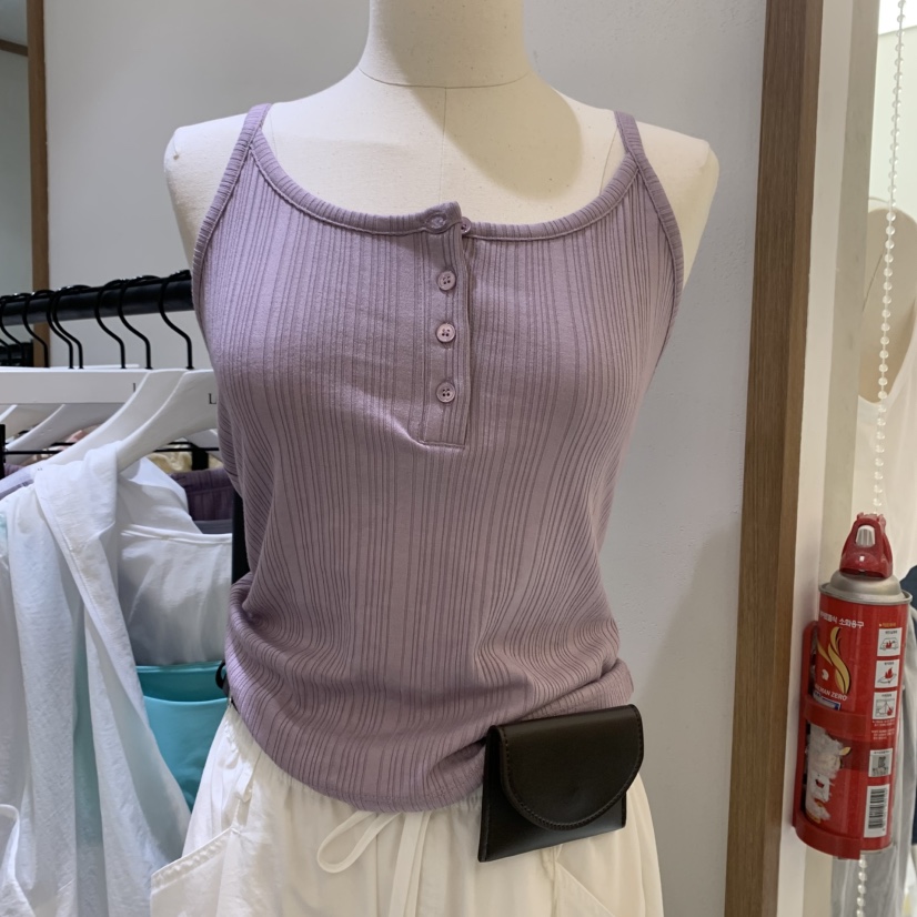 LOFN韓國直郵女士新品熱賣職業人氣時尚25春夏推薦吊帶背心LOFN吊帶/背心圖色2