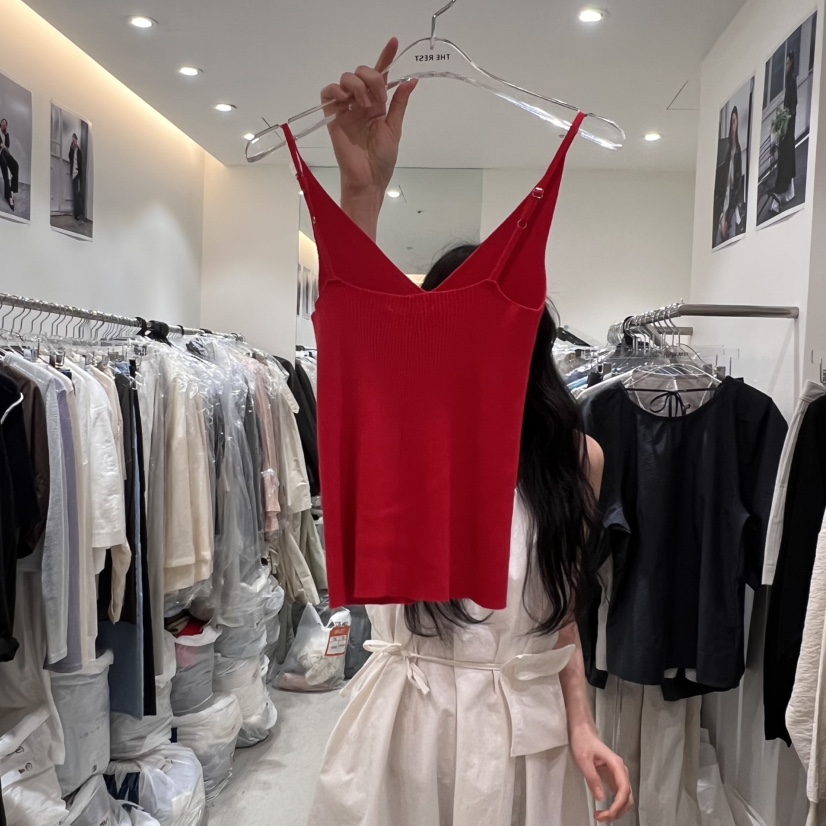 THE REST東大門代購女士新品人氣休閑真品時尚職業吊帶背心THE REST/UNNOEUD吊帶/背心