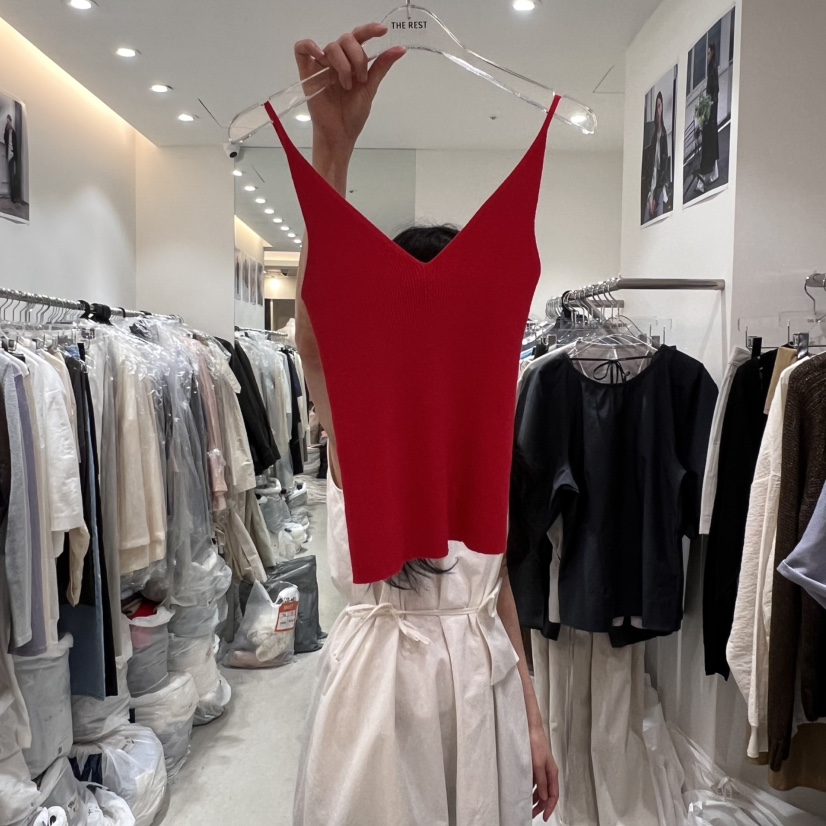 THE REST東大門代購女士新品人氣休閑真品時尚職業吊帶背心THE REST/UNNOEUD吊帶/背心圖色3