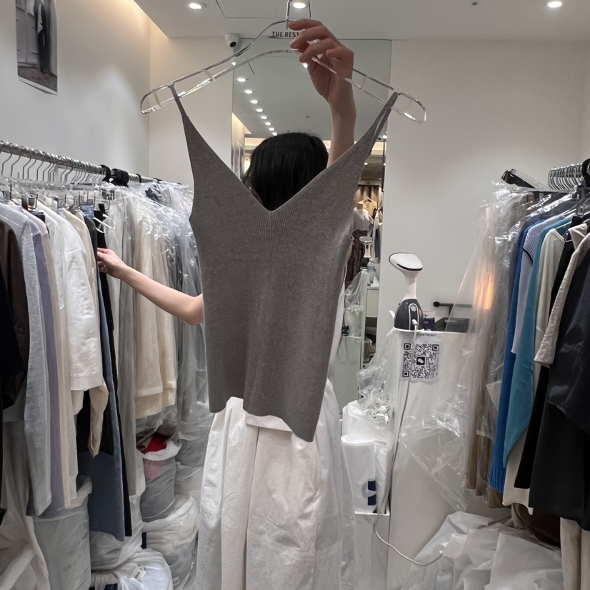 THE REST東大門代購女士新品人氣休閑真品時尚職業吊帶背心THE REST/UNNOEUD吊帶/背心圖色4