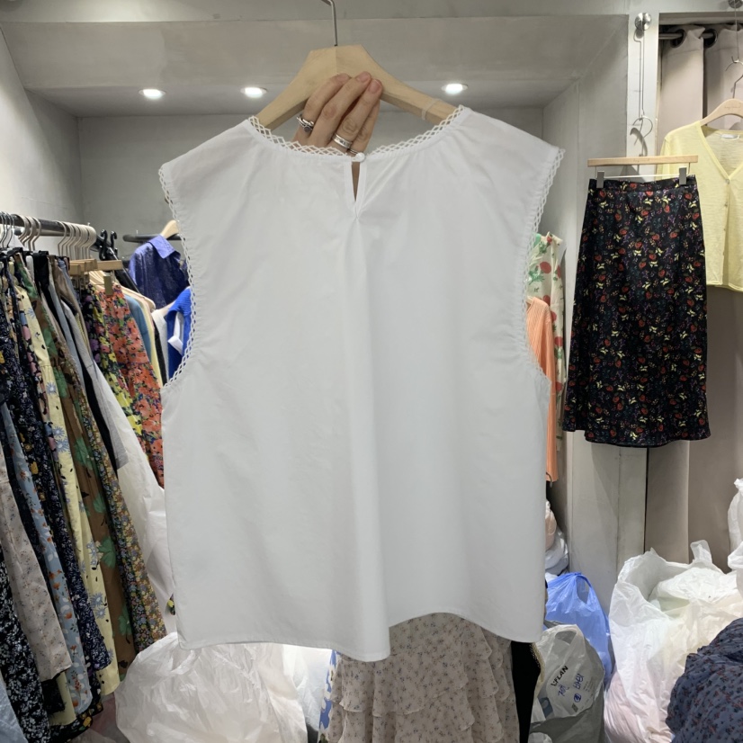 LOGROAD韓國代購女裝新款25春夏熱賣人氣真品職業休閑吊帶背心LOG ROAD吊帶/背心