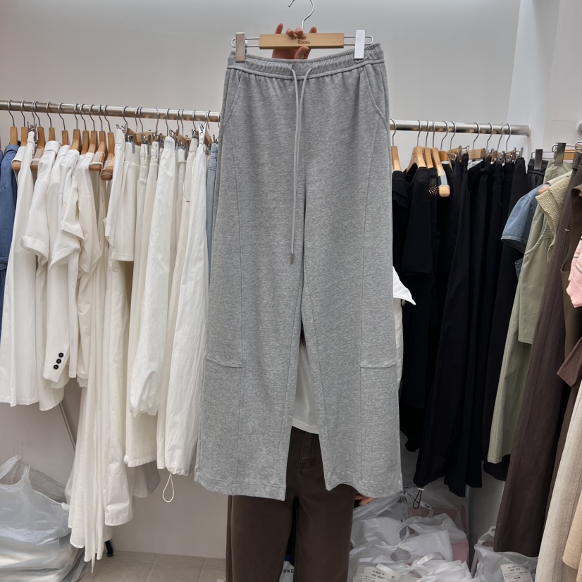 DRESS ROOM東大門代購女裝新品人氣推薦休閑25春夏休閑褲刺繡DRESS ROOM休閑褲圖色3