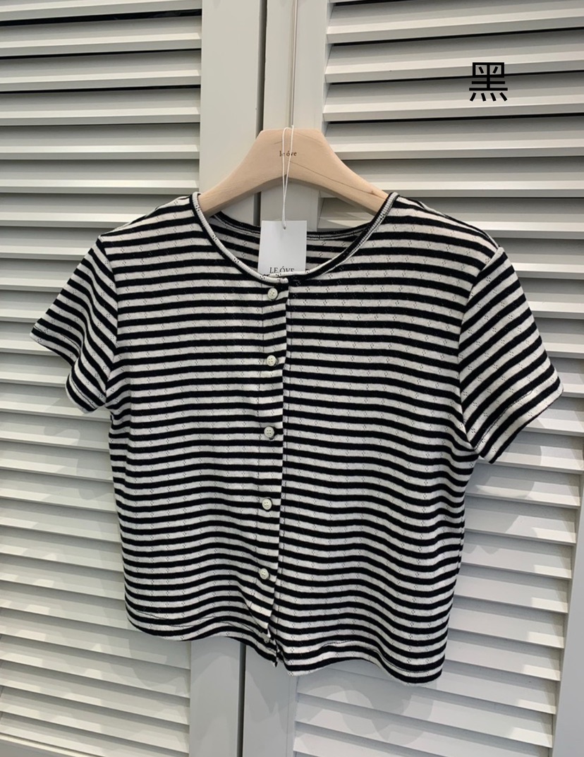 LE OVE/VERDI東大門實拍女裝新品熱賣推薦休閑職業25春夏T恤絨LE OVE/VERDIT恤圖色3