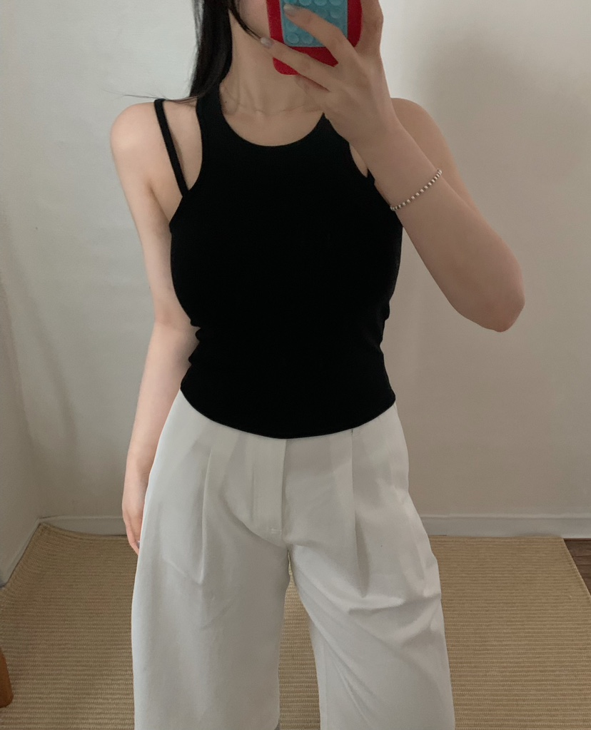 TWENTY FOUR SEVEN24-7韓國直郵女士新款熱賣25春夏吊帶背心TEWNTY FOUR SEVEN24-7吊帶/背心