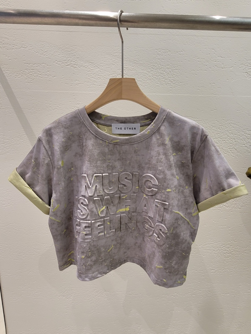 THE OTHER韓國直郵女士新品職業人氣25春夏熱賣真品休閑T恤THE OTHERT恤