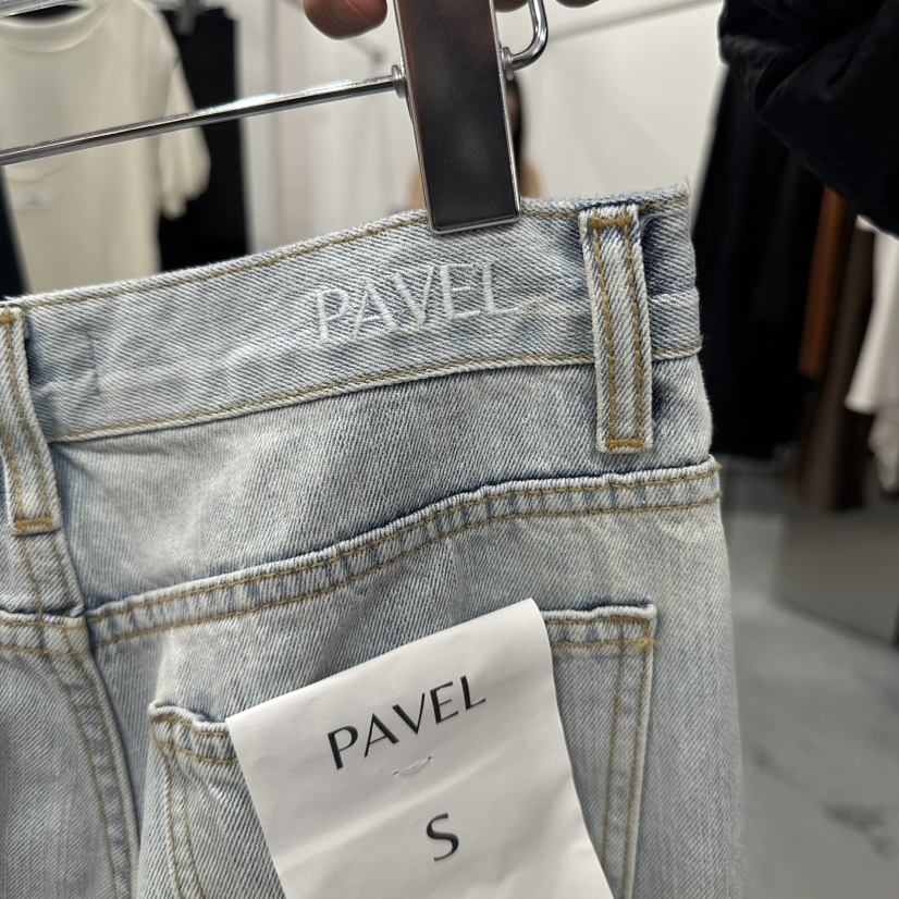 PAVEL韓國代購女士新款推薦休閑熱賣真品時尚人氣職業牛仔褲PAVEL牛仔褲