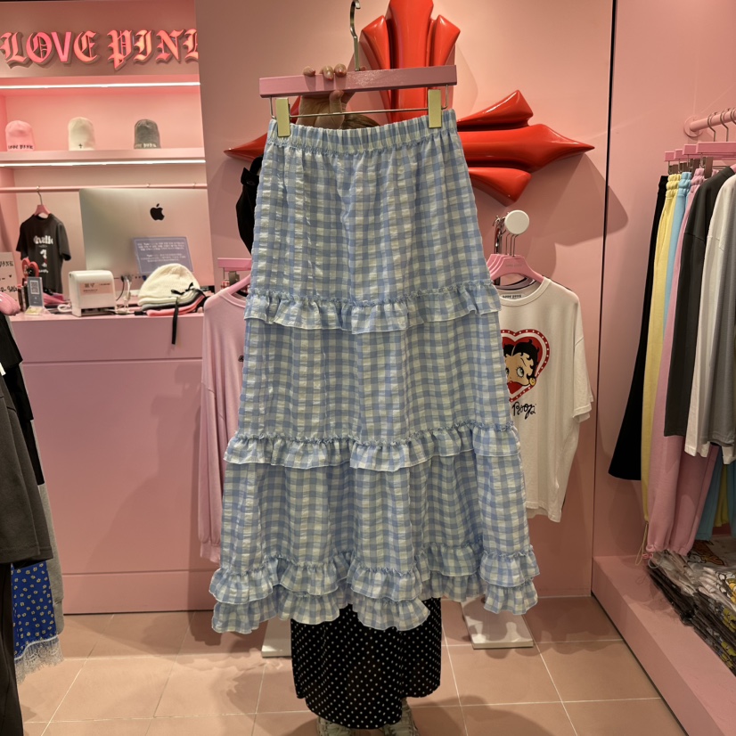 LOVE PINK東大門實拍女士新款時尚真品職業推薦休閑熱賣長裙LOVE PINK長裙