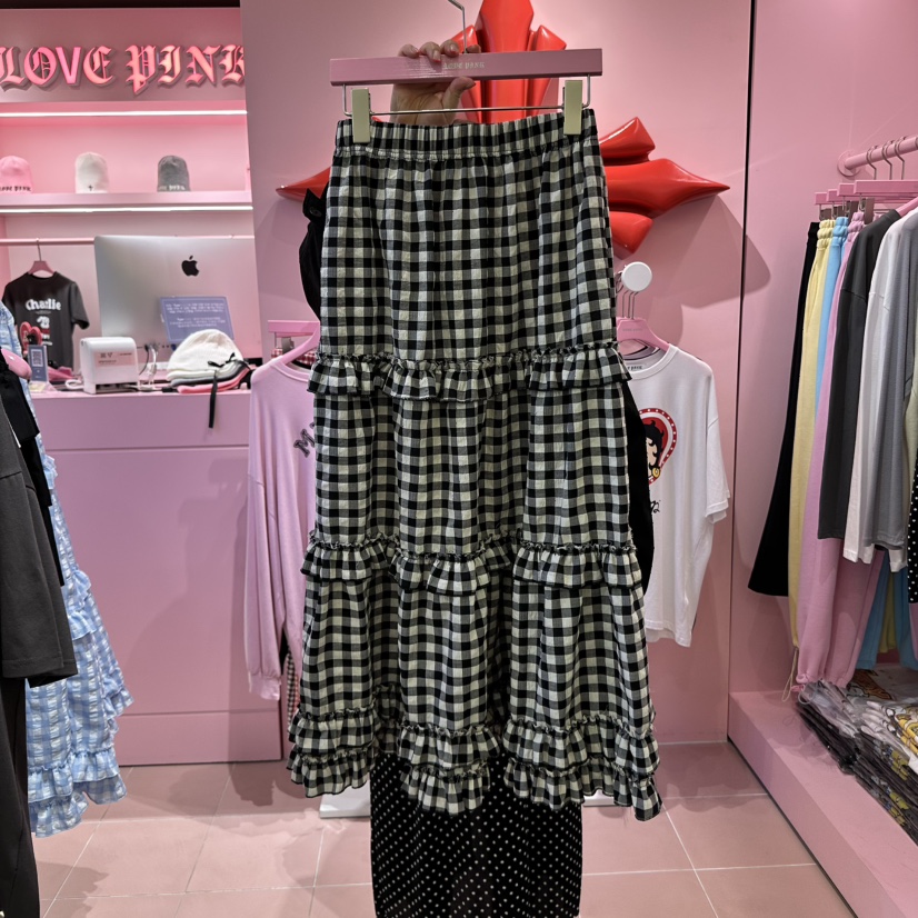 LOVE PINK東大門實拍女士新款時尚真品職業推薦休閑熱賣長裙LOVE PINK長裙圖色1