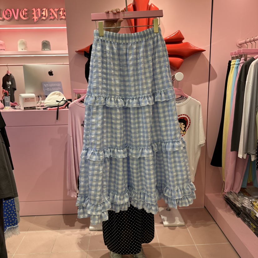 LOVE PINK東大門實拍女士新款時尚真品職業推薦休閑熱賣長裙LOVE PINK長裙圖色2