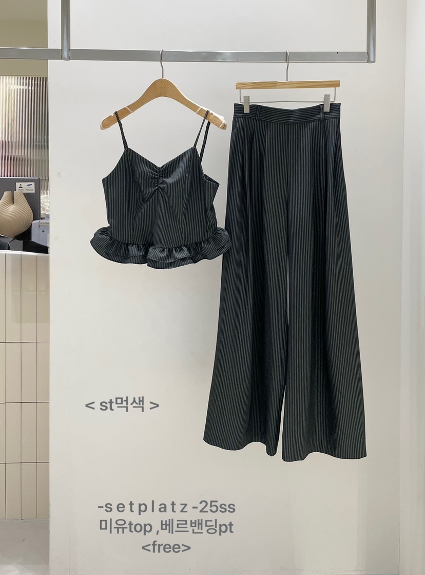 SETPLATZ東大門代購女士新品真品25春夏休閑熱賣時尚推薦套裝PLATZCLASSIC套裝圖色2