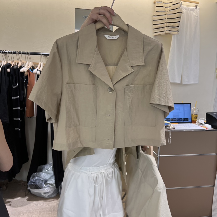 W AND J東大門代購女士新品推薦熱賣人氣休閑職業25春夏夾克W AND J夾克圖色2