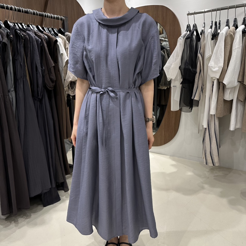 ANDYOUEDITION東大門實拍女士新品25春夏時尚職業連衣裙含腰繩ANDYOUEDITION連衣裙