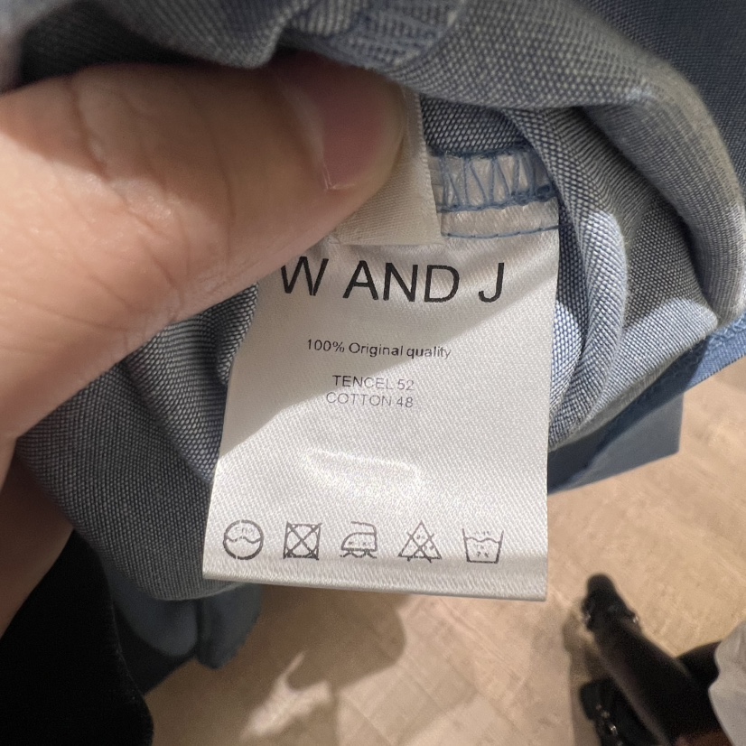 W AND J韓國代購女裝新款推薦時尚熱賣真品職業牛仔褲皮褲W AND J牛仔褲