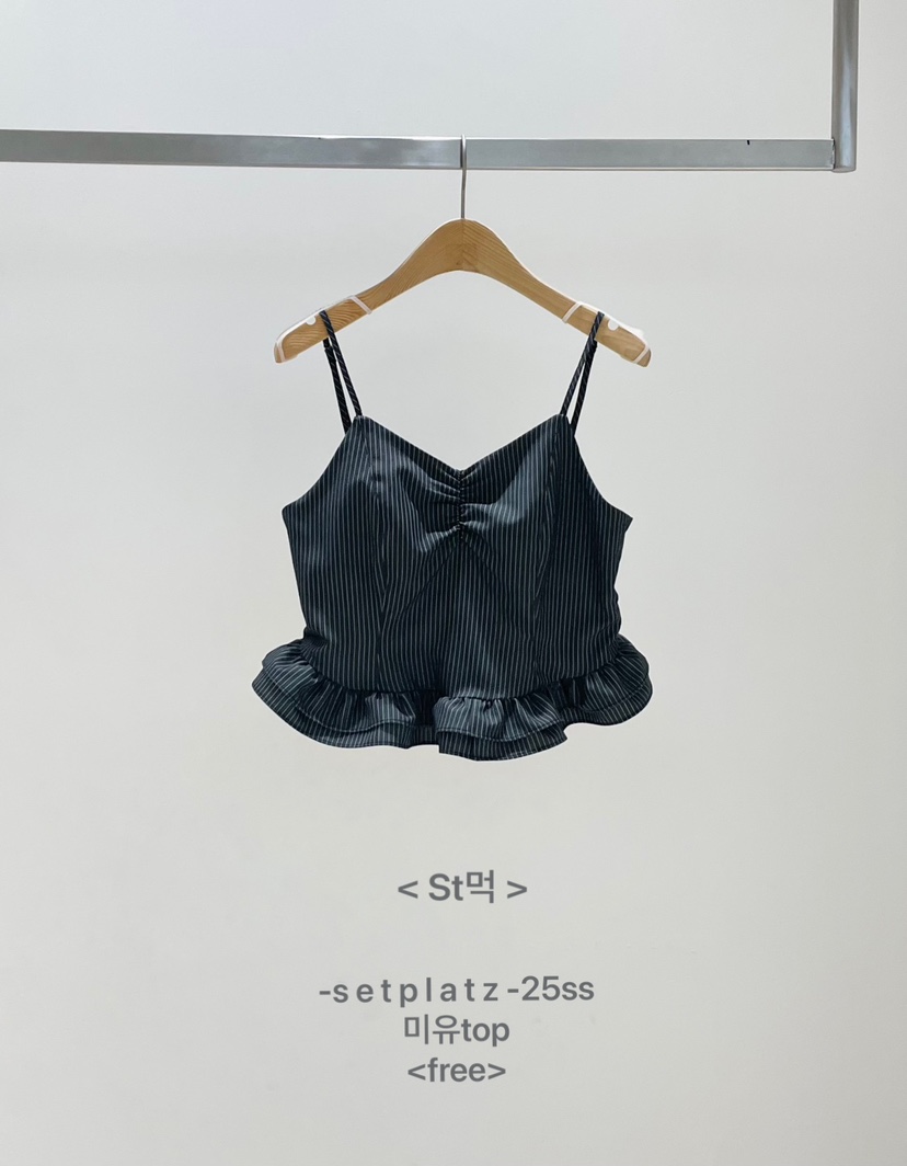 SETPLATZ東大門實拍女士新款熱賣真品人氣時尚職業吊帶背心PLATZCLASSIC吊帶/背心圖色2