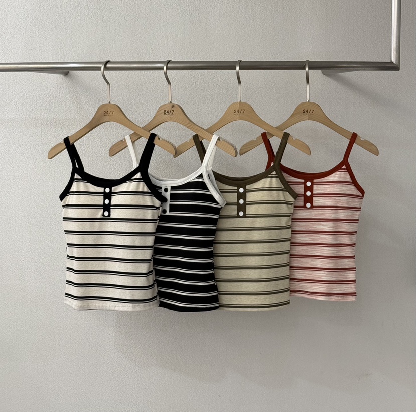 TWENTY FOUR SEVEN24-7韓國代購女士新品休閑時尚吊帶背心TEWNTY FOUR SEVEN24-7吊帶/背心