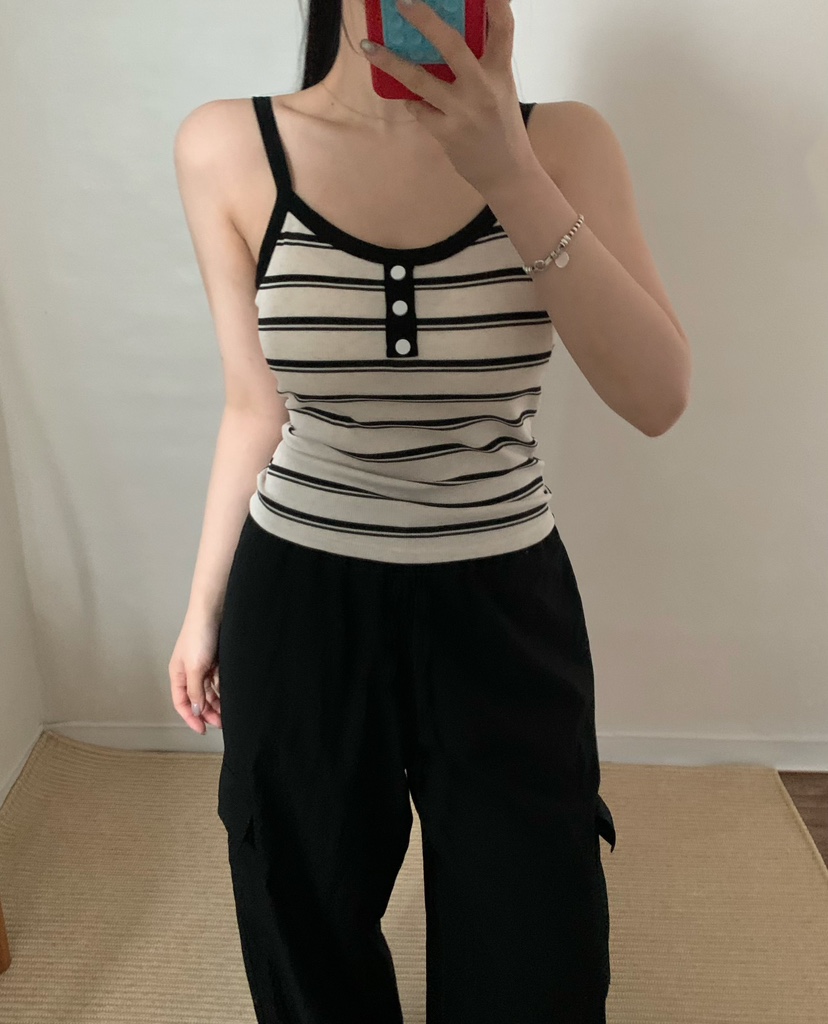 TWENTY FOUR SEVEN24-7韓國代購女士新品休閑時尚吊帶背心TEWNTY FOUR SEVEN24-7吊帶/背心