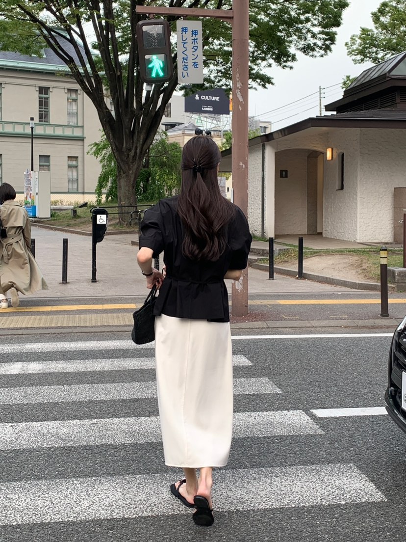 LONG PEAK韓國代購女士新品時尚真品職業推薦熱賣人氣長裙LONG PEAK長裙
