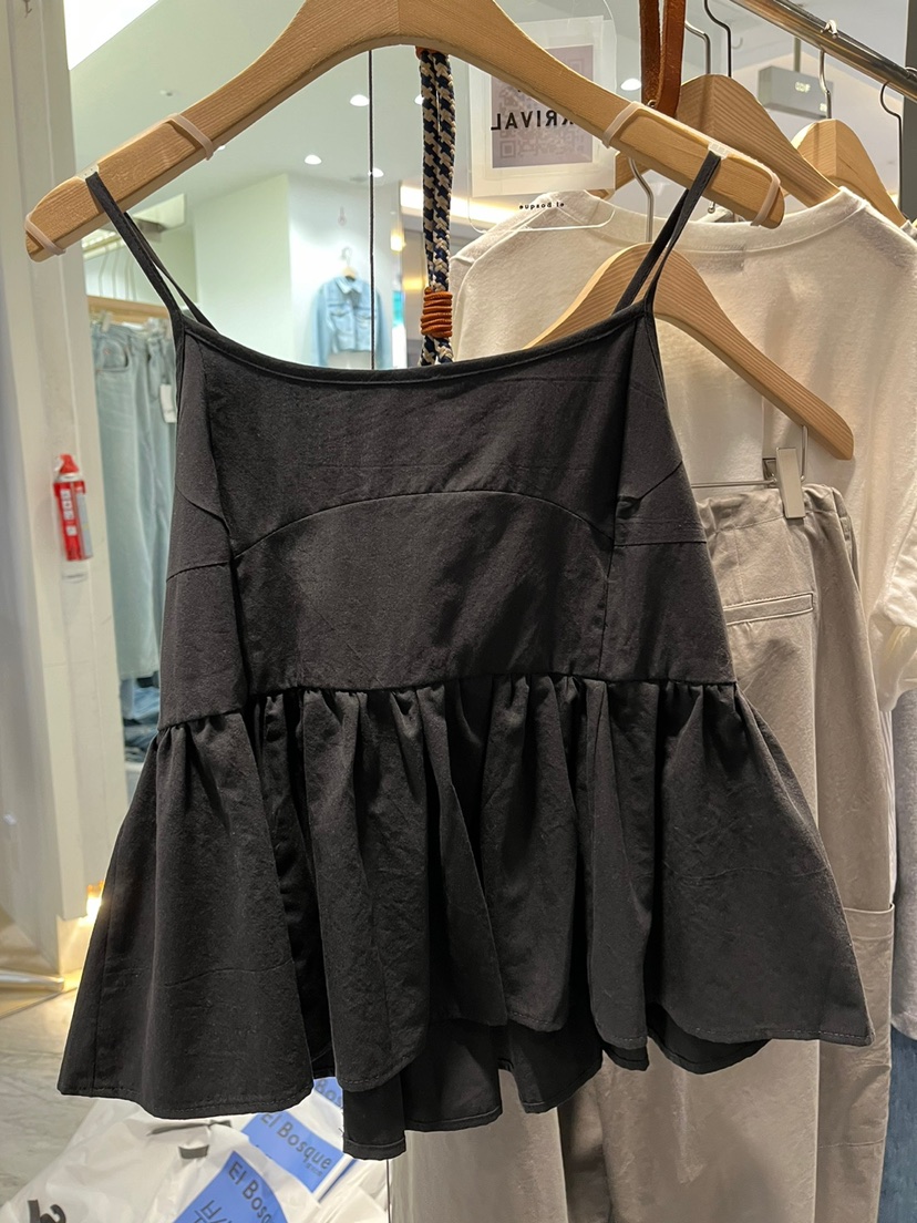 EL BOSQUE東大門實拍女士新品休閑時尚真品25春夏吊帶背心EL BOSQUE吊帶/背心圖色2