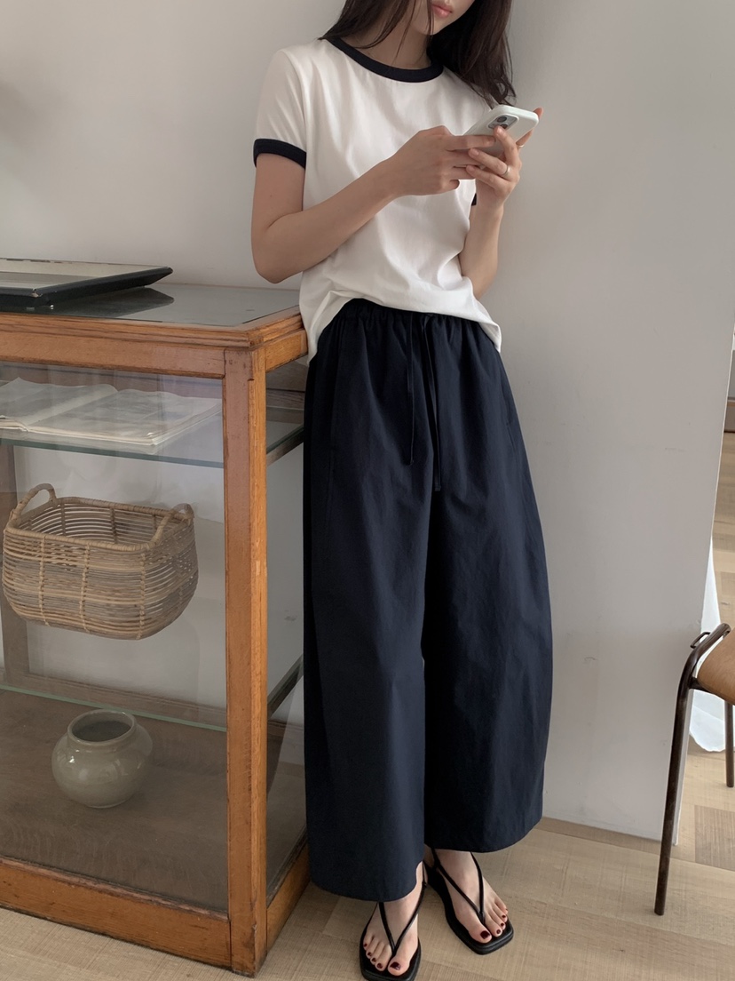 LONG PEAK東大門代購女裝新品推薦休閑熱賣25春夏時尚休閑褲LONG PEAK休閑褲
