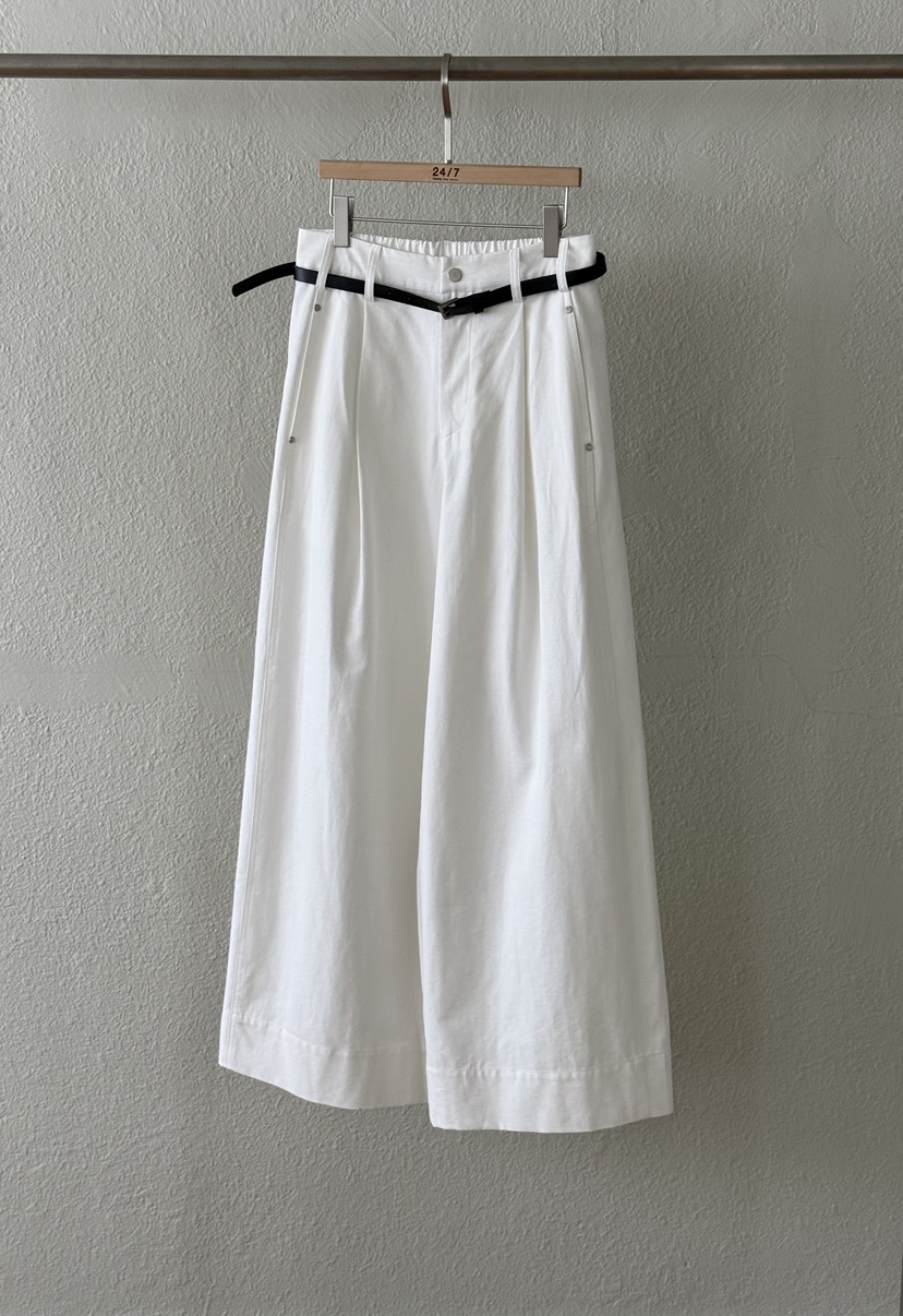 TWENTY FOUR SEVEN24-7韓國代購女裝新品職業休閑褲含腰帶TEWNTY FOUR SEVEN24-7休閑褲