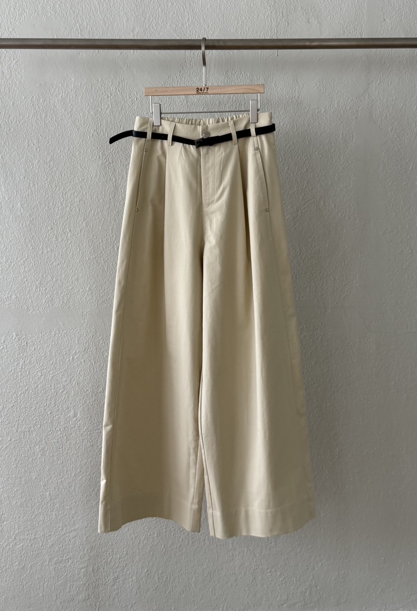 TWENTY FOUR SEVEN24-7韓國代購女裝新品職業休閑褲含腰帶TEWNTY FOUR SEVEN24-7休閑褲圖色2