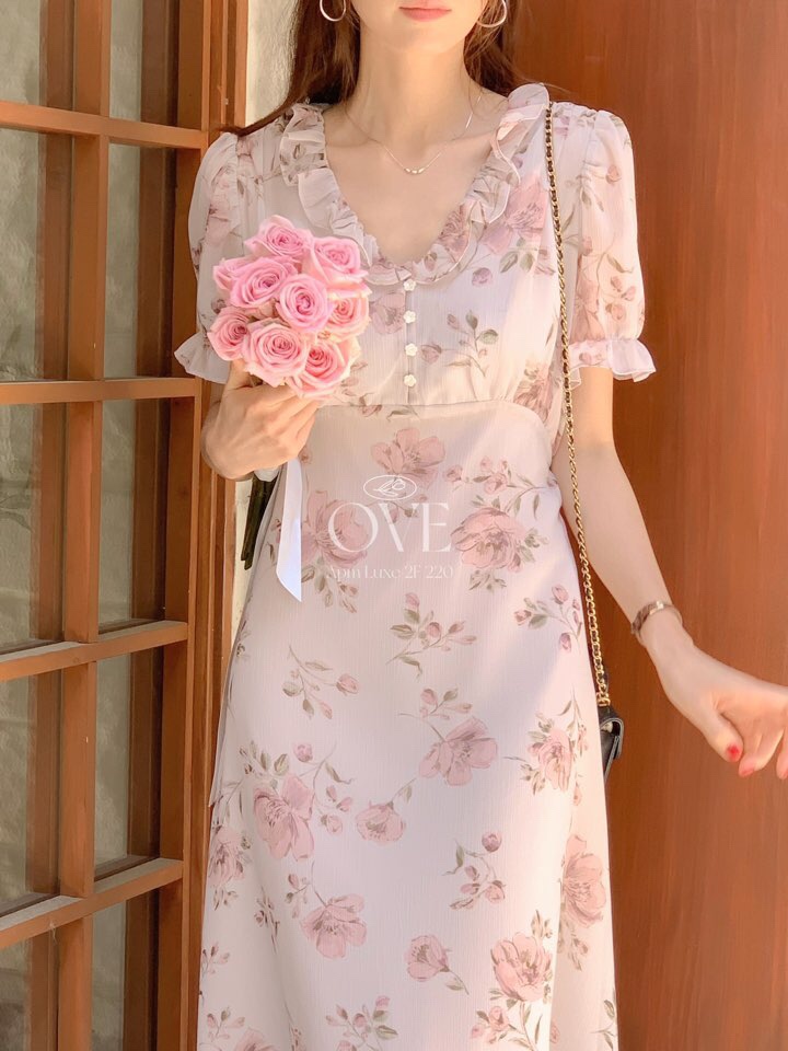 OVE東大門代購女裝新品熱賣推薦真品休閑職業25春夏人氣連衣裙OVE連衣裙