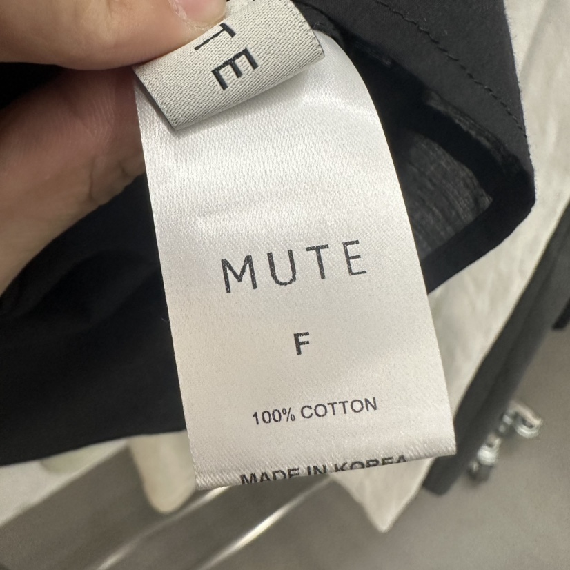 MUTE-P東大門代購女裝新品人氣休閑25春夏職業熱賣襯衫蕾絲衫MUTE襯衫/蕾絲衫