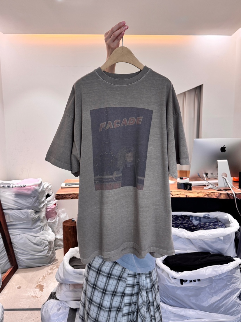 FRIC韓國直郵女裝新品推薦25春夏真品熱賣時尚職業人氣休閑T恤FRICT恤圖色1
