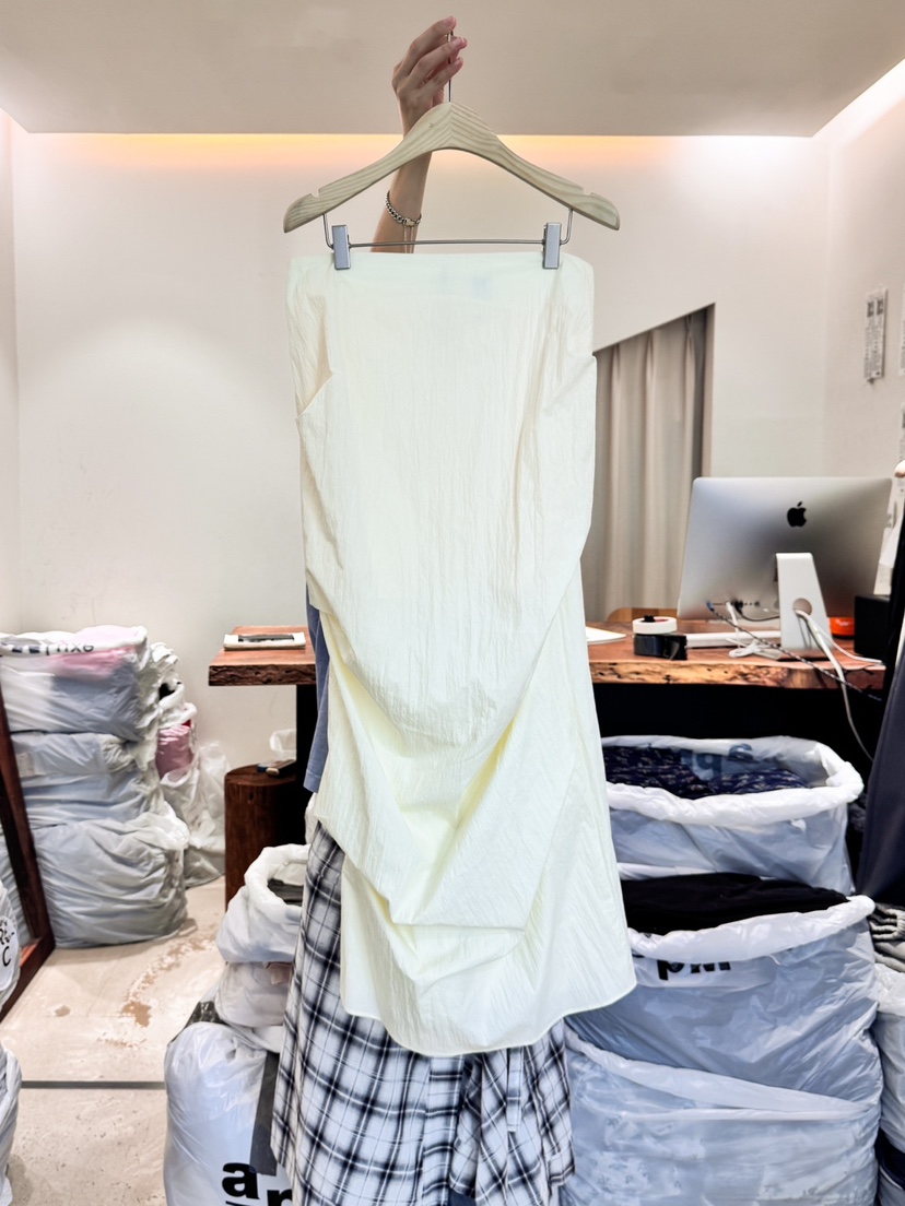 FRIC東大門實拍女士新品休閑推薦人氣熱賣25春夏職業真品長裙FRIC長裙圖色2