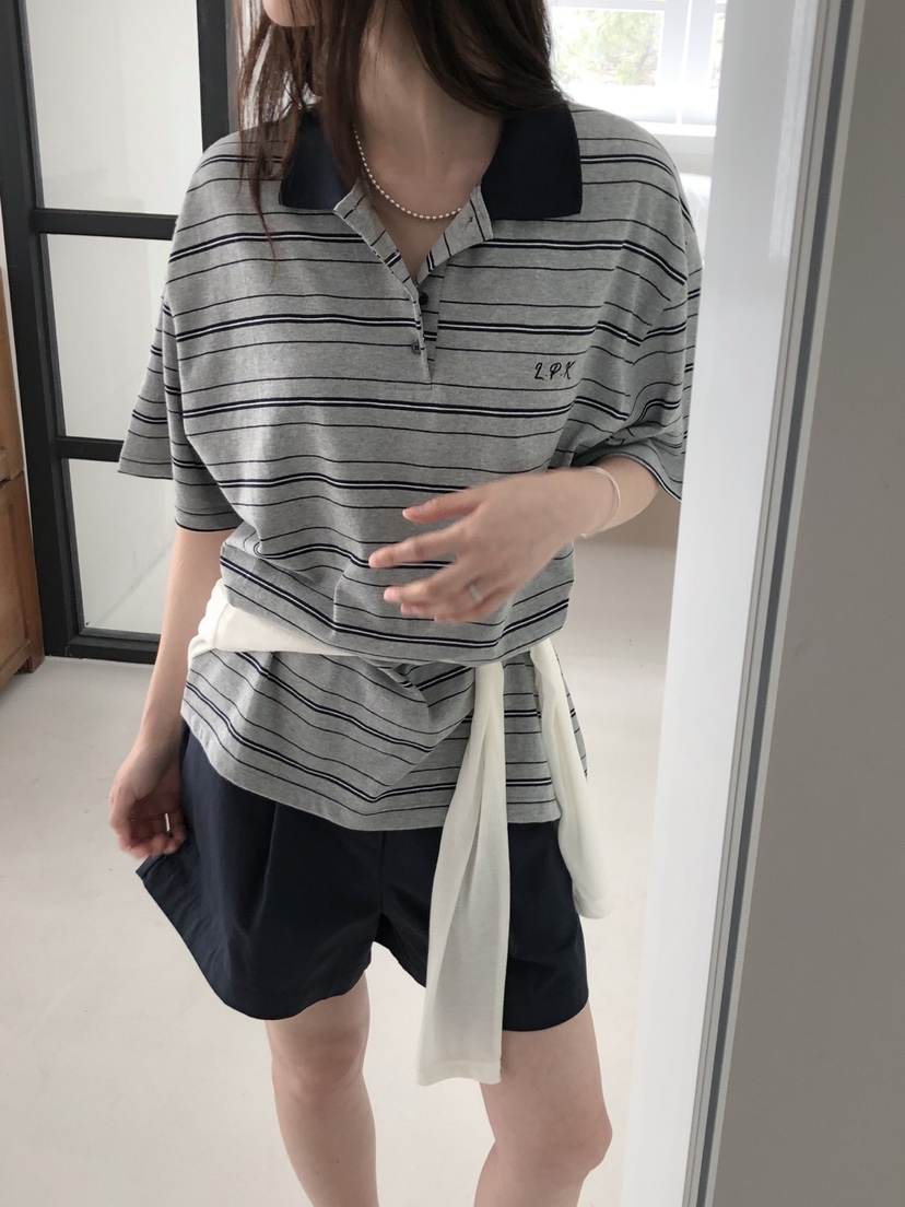 LONG PEAK東大門代購女士新款職業熱賣休閑真品25春夏人氣T恤LONG PEAKT恤