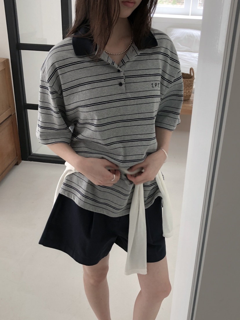 LONG PEAK東大門代購女士新款職業熱賣休閑真品25春夏人氣T恤LONG PEAKT恤