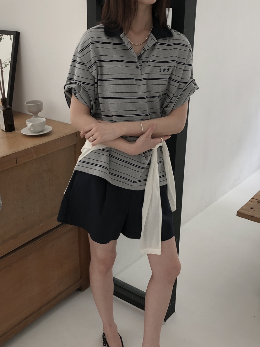 LONG PEAK東大門代購女士新款職業熱賣休閑真品25春夏人氣T恤LONG PEAKT恤