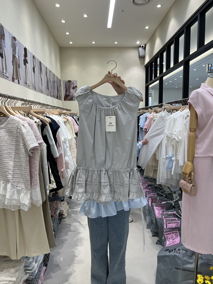 MARIE MARIE東大門代購女裝新品推薦時尚25春夏人氣吊帶背心MARIE MARIE吊帶/背心圖色2