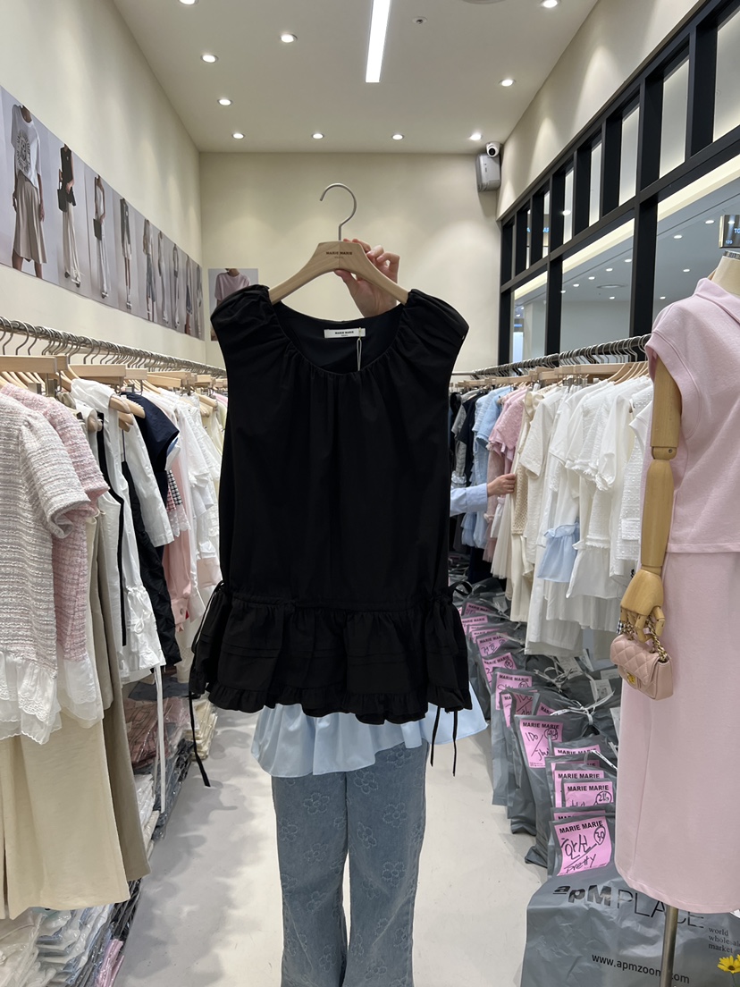 MARIE MARIE東大門代購女裝新品推薦時尚25春夏人氣吊帶背心MARIE MARIE吊帶/背心圖色3