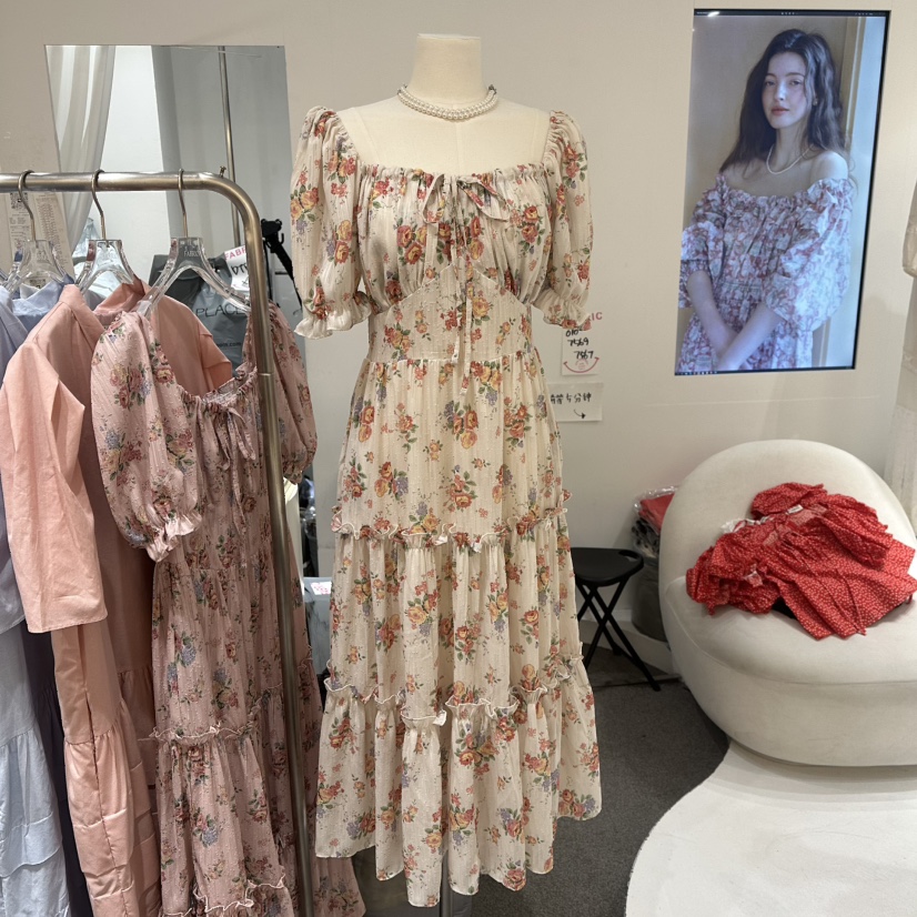 FABRIC韓國代購女裝新款人氣時尚推薦休閑熱賣25春夏連衣裙FABRIC連衣裙圖色1