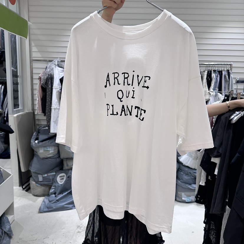 BRICKLANE韓國直郵女士新款熱賣25春夏推薦職業時尚人氣T恤BRICKLANET恤