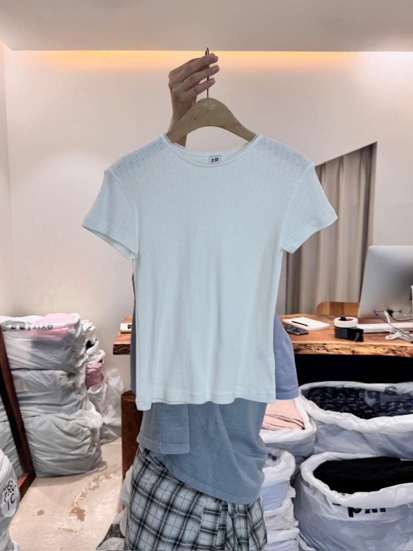 FRIC韓國代購女裝新款休閑熱賣25春夏時尚人氣職業真品推薦T恤FRICT恤圖色4