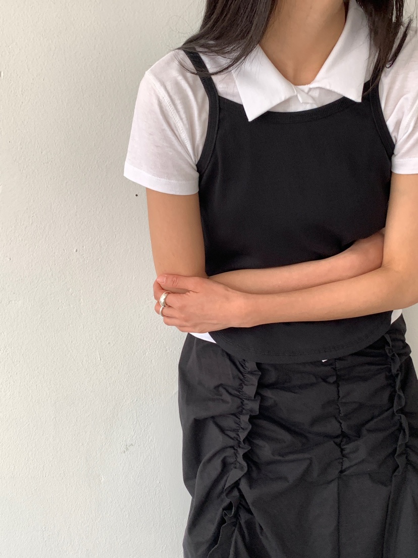 FAVE韓國㊣直郵東大門代購女裝新品25春夏時尚熱賣吊帶背心FAVOURITE吊帶/背心