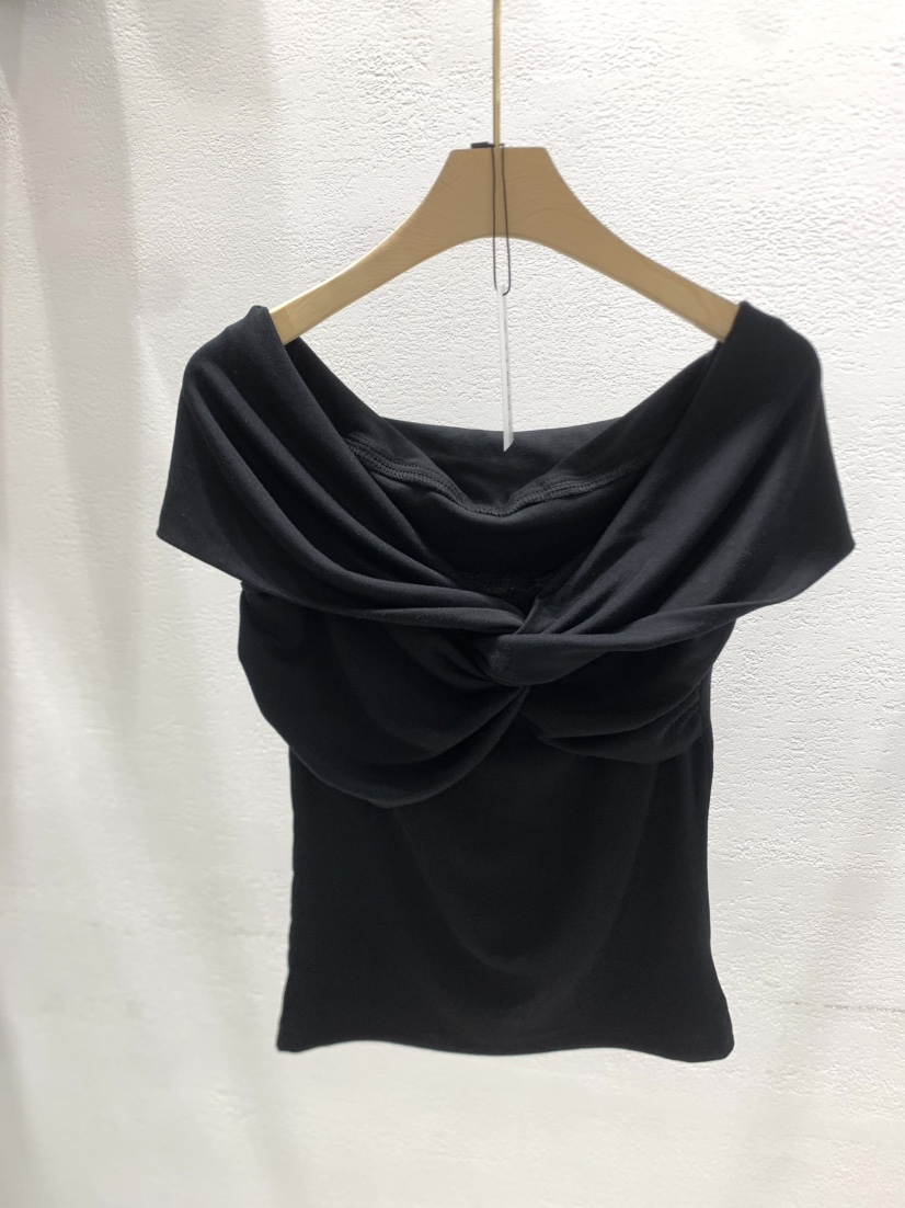 JIMMY韓國㊣直郵東大門代購女裝新品時尚休閑25春夏T恤褶皺JIMMY/REMAKET恤圖色2