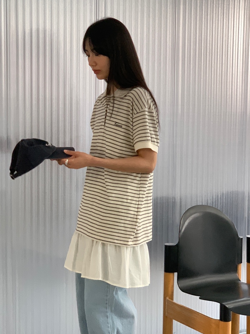 FAVE韓國直郵㊣女裝新品休閑熱賣推薦時尚人氣25春夏T恤FAVOURITET恤