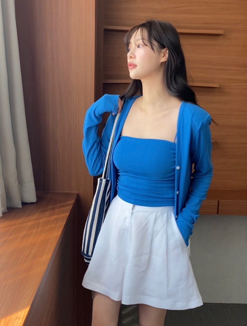 N BROWN韓國直郵㊣東大門實拍女裝新品休閑人氣時尚短褲亞麻N BROWN短褲
