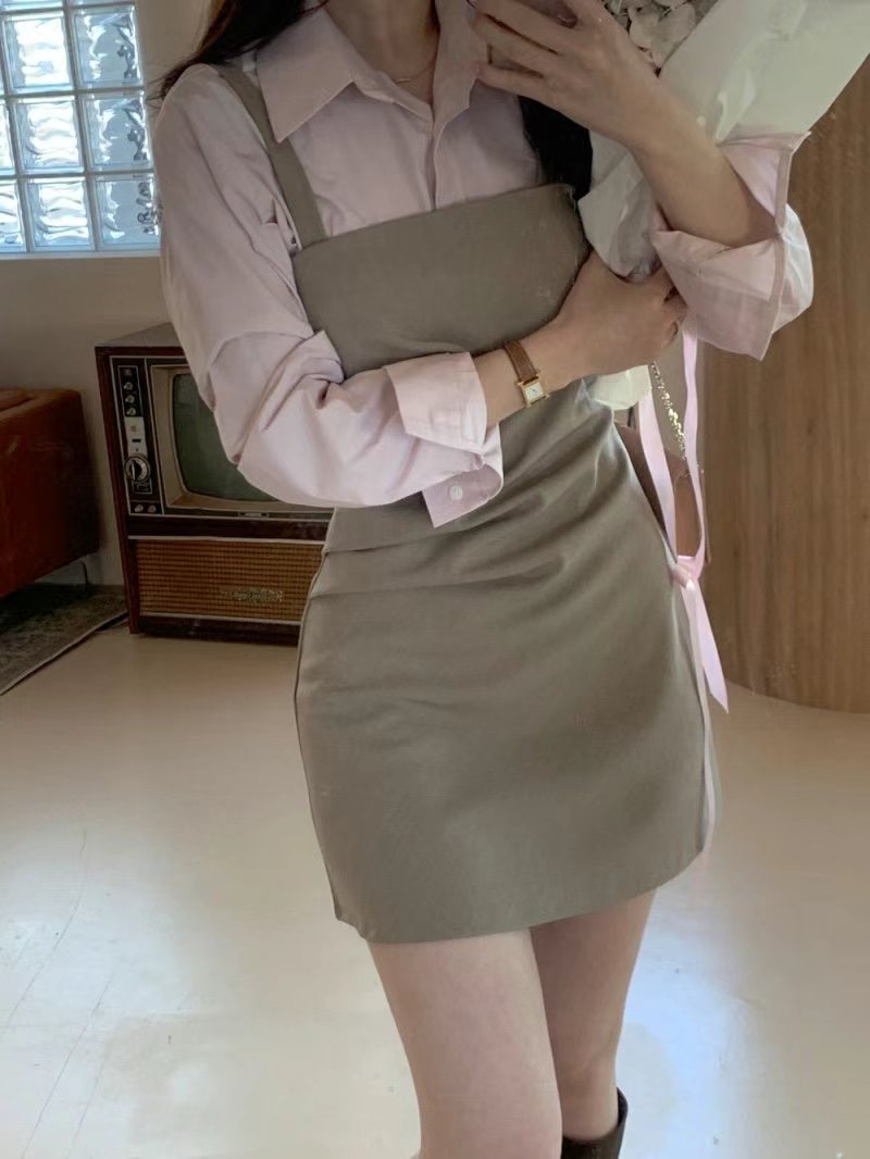 ORORA韓國直郵㊣東大門實拍女裝新款25春夏推薦休閑人氣連衣裙ORORA連衣裙