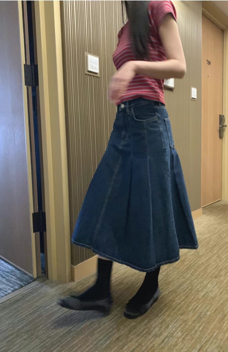 OOT韓國㊣直郵東大門代購女裝新品人氣熱賣25春夏半身裙中短裙OOT半身裙/中短裙