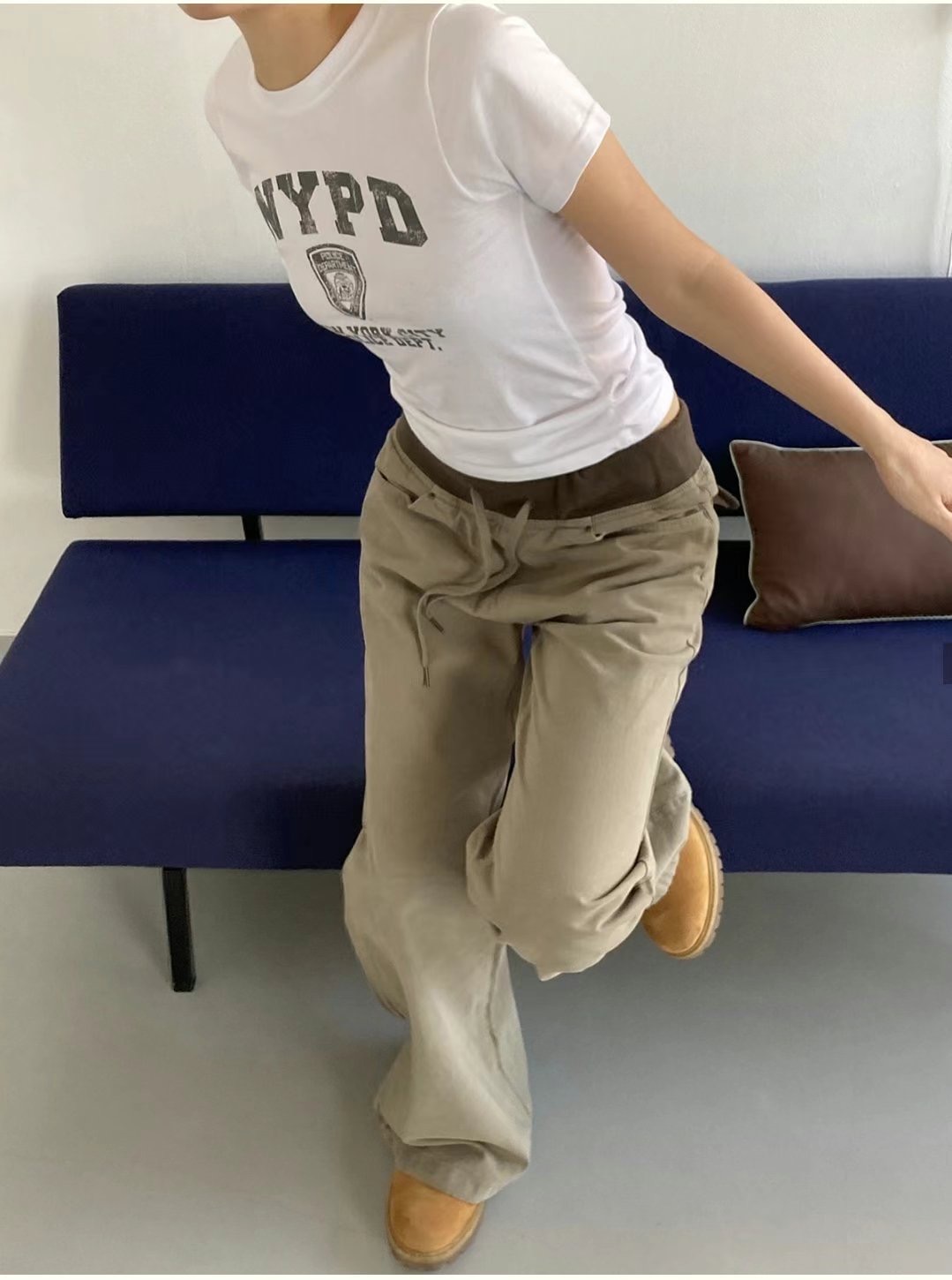 OOT韓國㊣直郵東大門代購女裝新品時尚推薦熱賣人氣25春夏休閑褲OOT休閑褲
