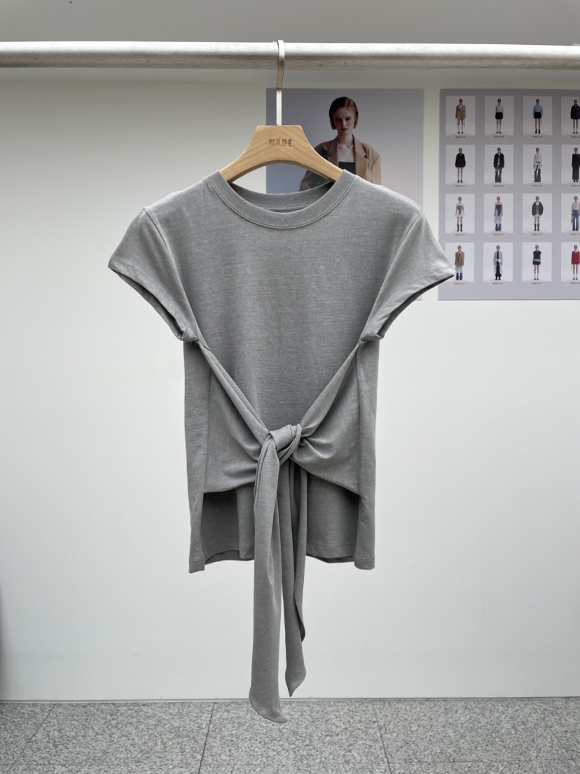 MADE-P韓國直郵㊣東大門實拍女裝新品熱賣休閑25春夏人氣T恤MADE-PT恤