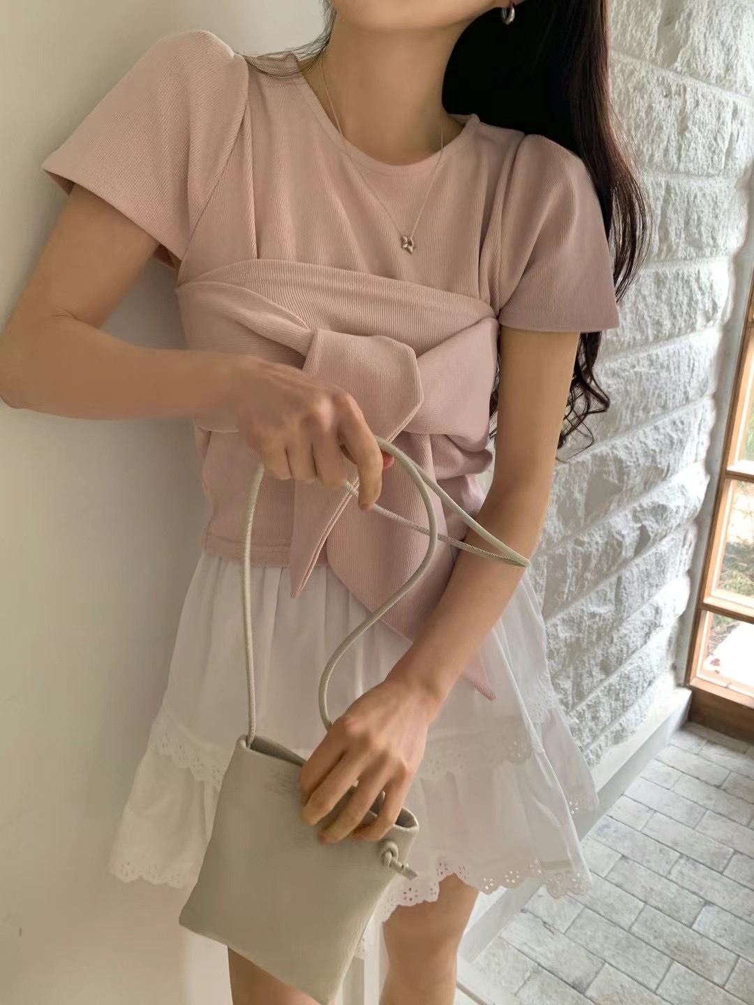 OUIR韓國直郵㊣東大門實拍女裝新品時尚推薦熱賣休閑針織衫OUIR針織衫