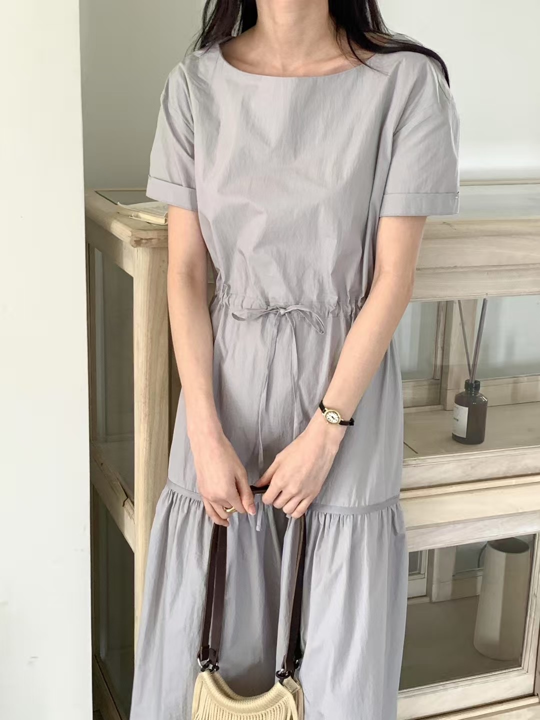 RENOUVEAU韓國㊣直郵東大門代購女裝新款熱賣時尚休閑連衣裙RENOUVEAU連衣裙