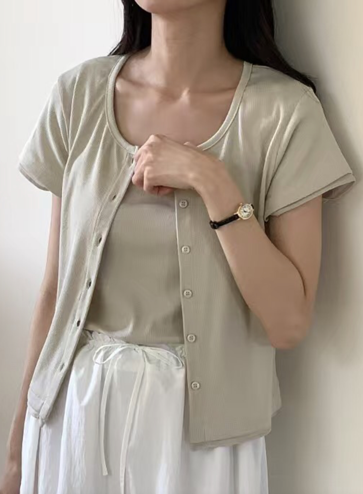 RENOUVEAU韓國直郵㊣女裝新款推薦25春夏熱賣人氣針織衫開衫RENOUVEAU針織衫圖色3
