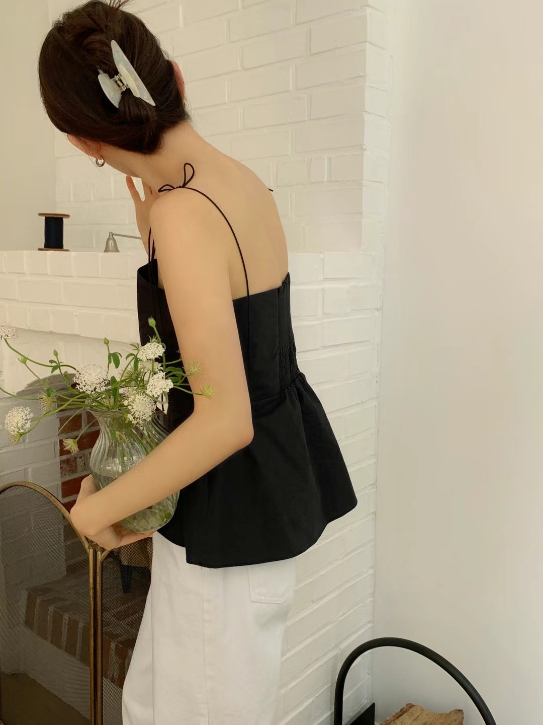 OUIR韓國直郵㊣東大門實拍女裝新款25春夏時尚熱賣吊帶背心OUIR吊帶/背心