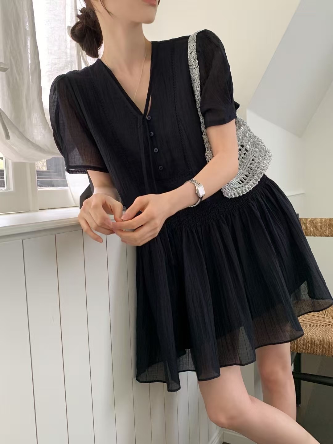 OUIR韓國直郵㊣女裝新款熱賣25春夏推薦人氣休閑時尚連衣裙OUIR連衣裙